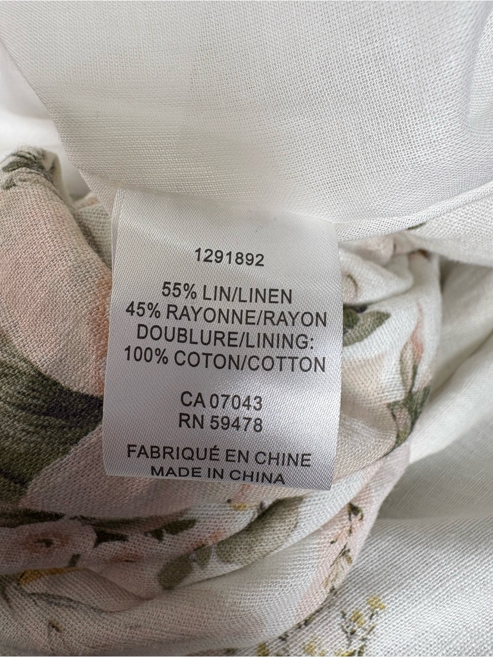 Calypso St. Barth Cream Floral-Print Linen Midi Dress - Picture 7 of 9